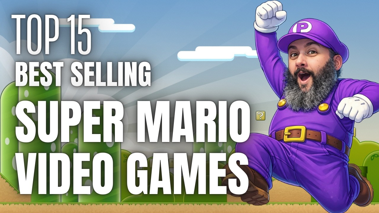 Top 15 Mario Games That Sold the MOST (Mainline Only!)