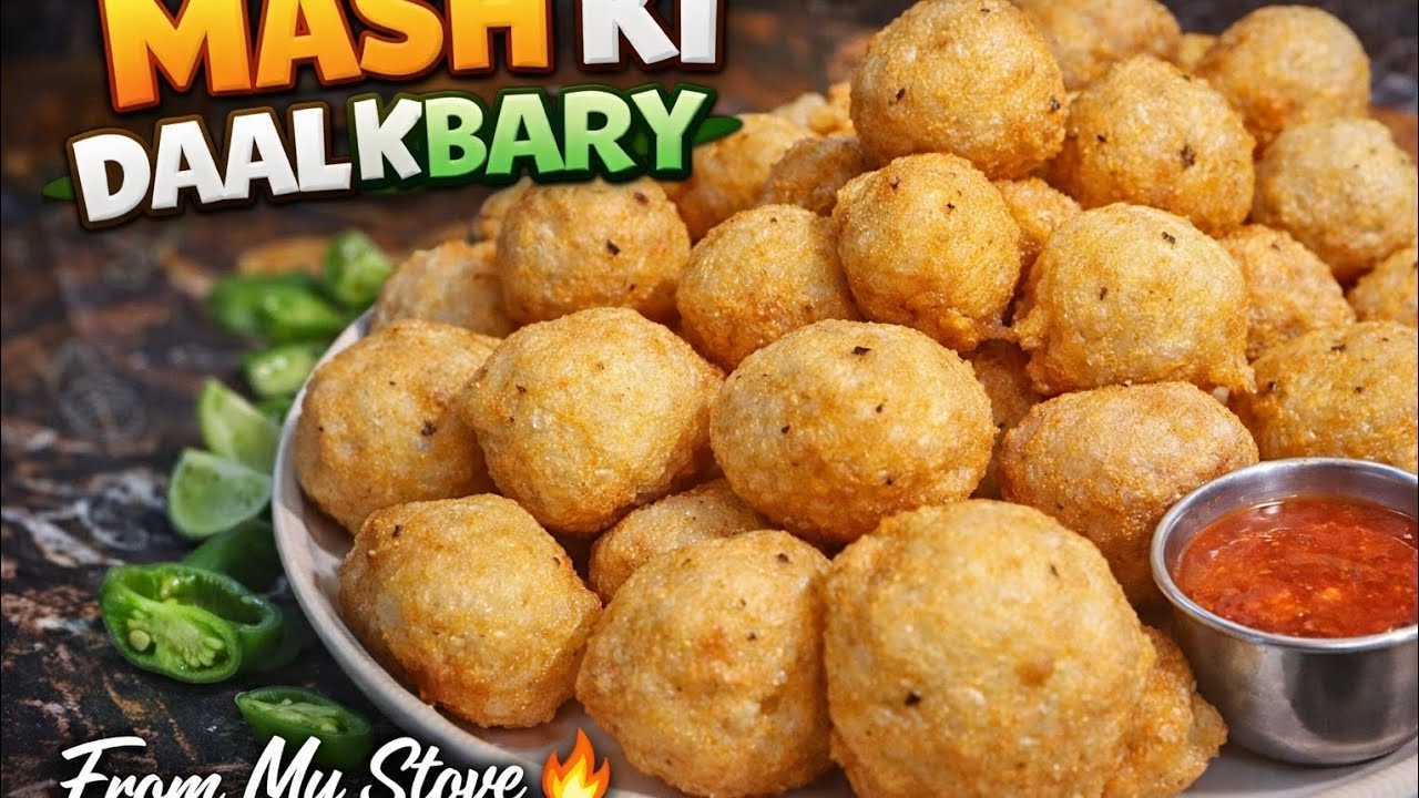 Ramadan Special Mash Ki Daal K Bary | Crispy & Tasty