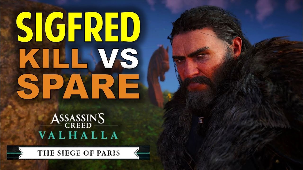 Kill Sigfred vs Spare Sigfred | Assassin's Creed Valhalla: The Siege of Paris