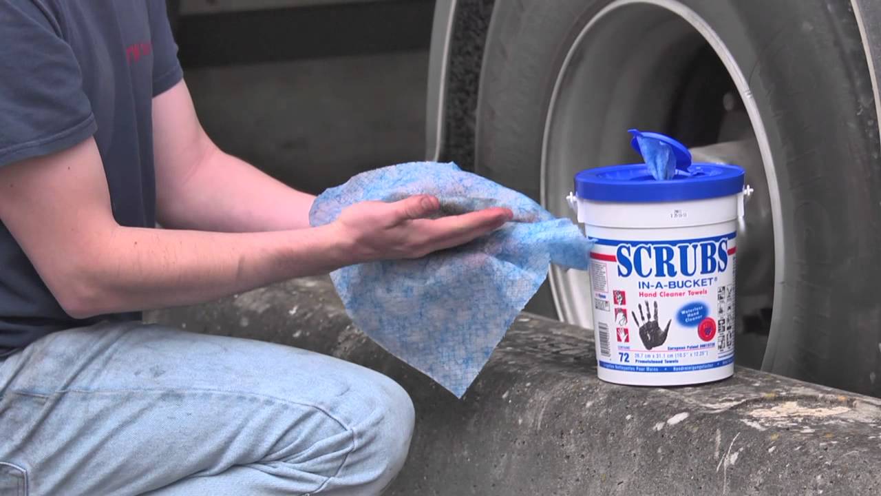 SCRUBS - Lingettes nettoyantes pour les mains