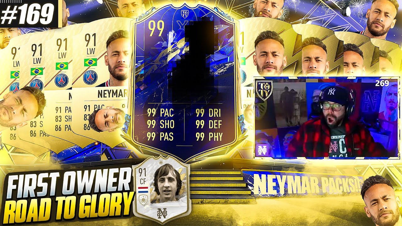 I PACK 97 NEYMARs and our 9th TOTY!!!!!! FUTURE STARS COMING!First Owner RTG 169- FIFA 22