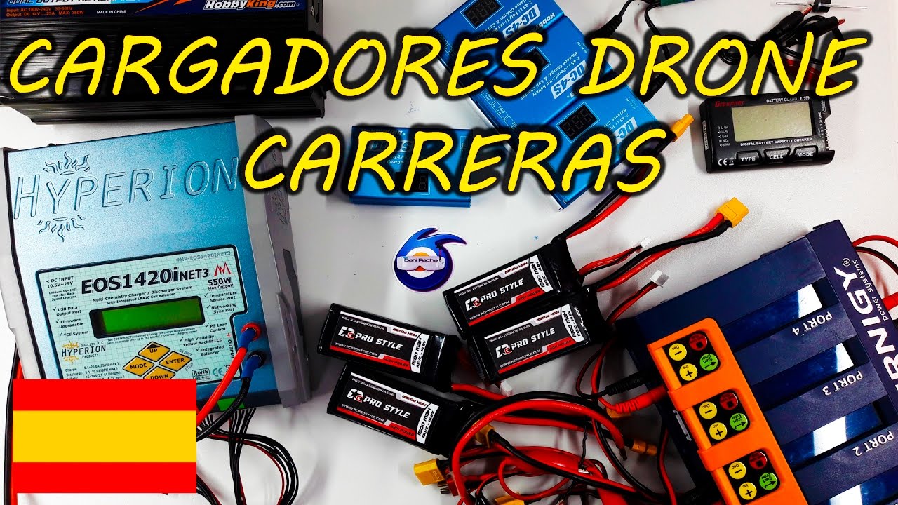 Cargadores Lipo Drone Carreras - Charger battery drone Racer ESPAÑOL by Dani Pacha