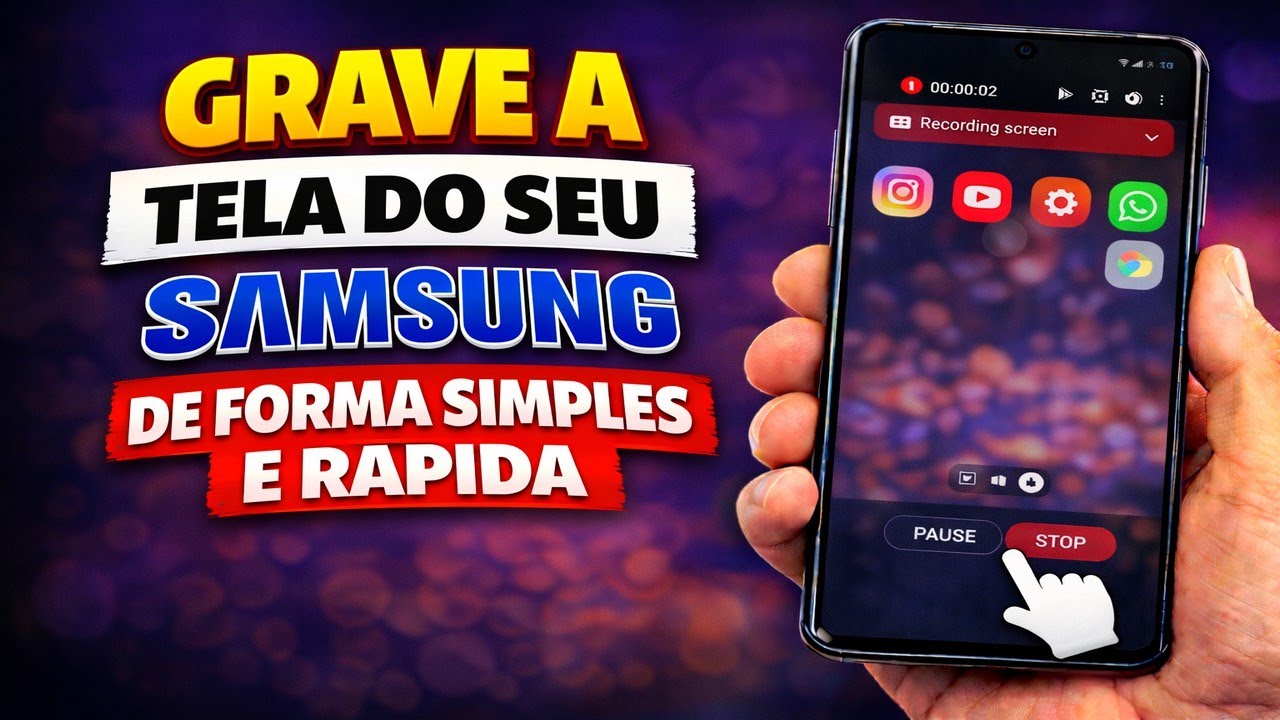 GRAVE A TELA DO SEU SAMSUNG DE FORMA SIMPLES E RÁPIDA