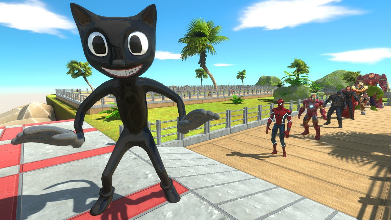 CARTOON CAT OASIS DEATH RUN - Animal Revolt Battle Simulator