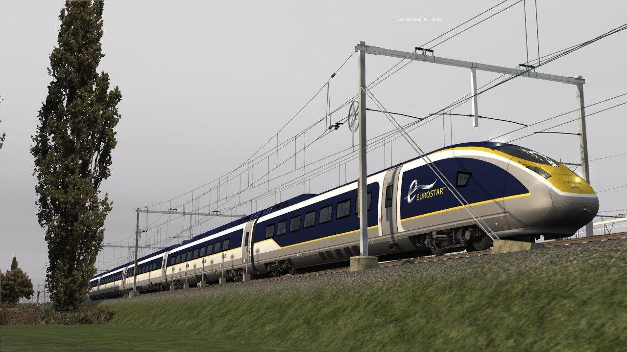 Timelapse Train Simulator 2019 Amsterdam CS - Rotterdam CS by E320 Eurostar