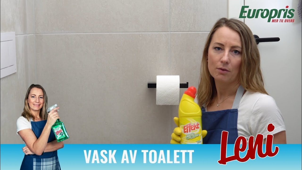Rengjøring av toalett - Effekt WC-rens og Effekt Baderomsspray