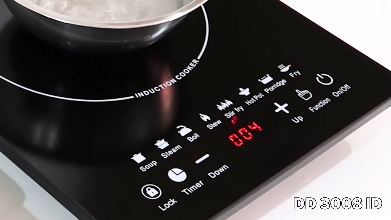 Kompor Induksi Microcrystalline DD 3008 ID - Cara kerja & Fitur Induction Cooker