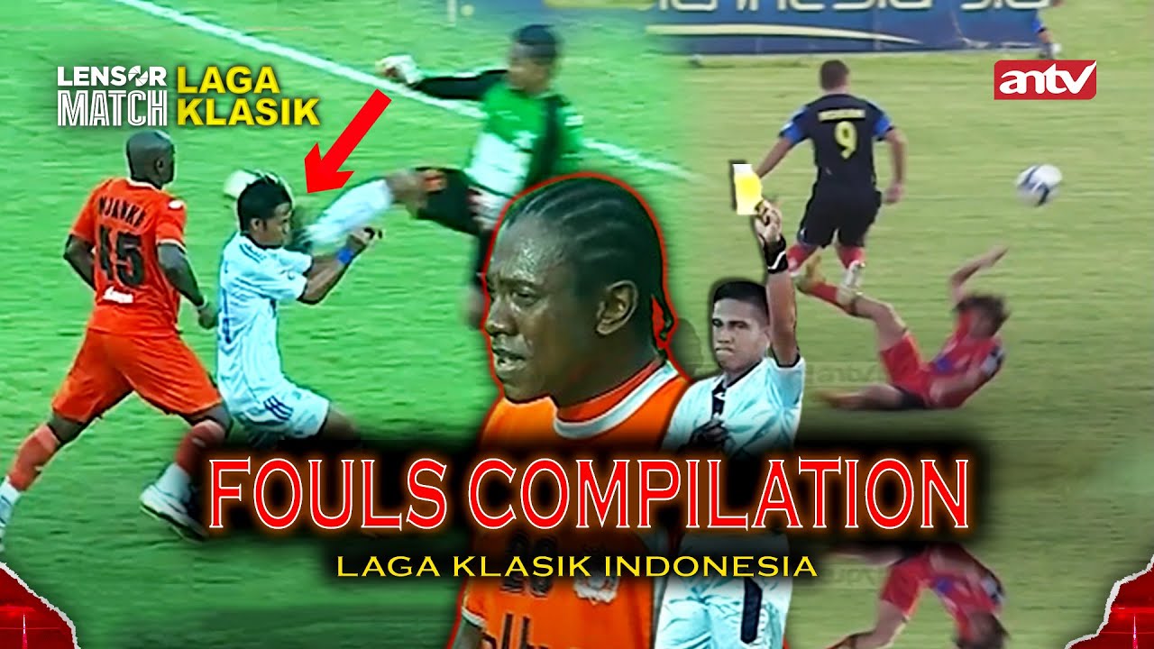 SADISS.. BEGITU MENGERIKAN! KERAS & BERBAHAYA! | KOMPILASI FOULS LAGA KLASIK
