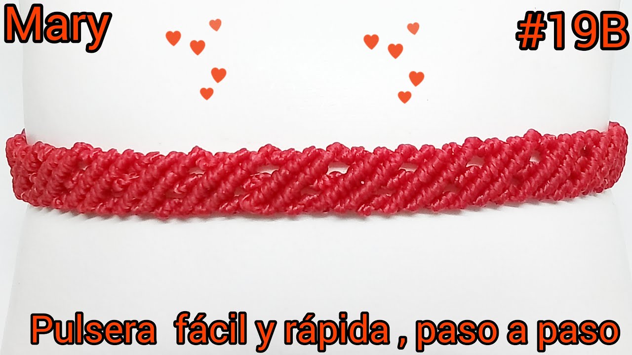 COMO HACER PULSERA CON HILO ENCERADO // CON NUDOS DE MACRAMÉ.