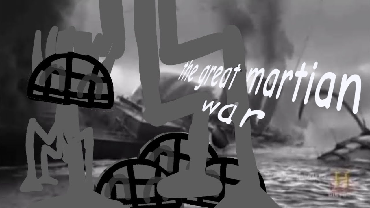 La gran guerra marsiana pero solo los tripodes,mega tripodes y mini tripodes