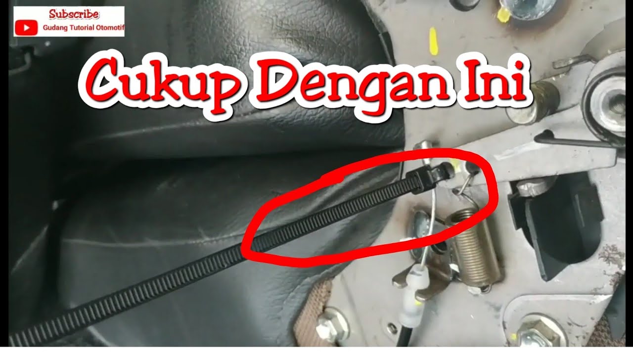 Cara memperbaiki jok tengah mobil Toyota Avanza Xenia tidak bisa dilipat diangkat dan dibuka
