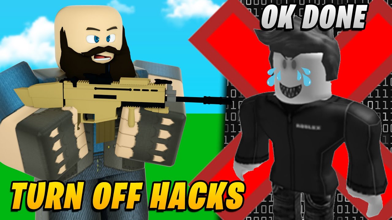 I 1v1 a HACKER without his CHEATS.. (Roblox Arsenal)