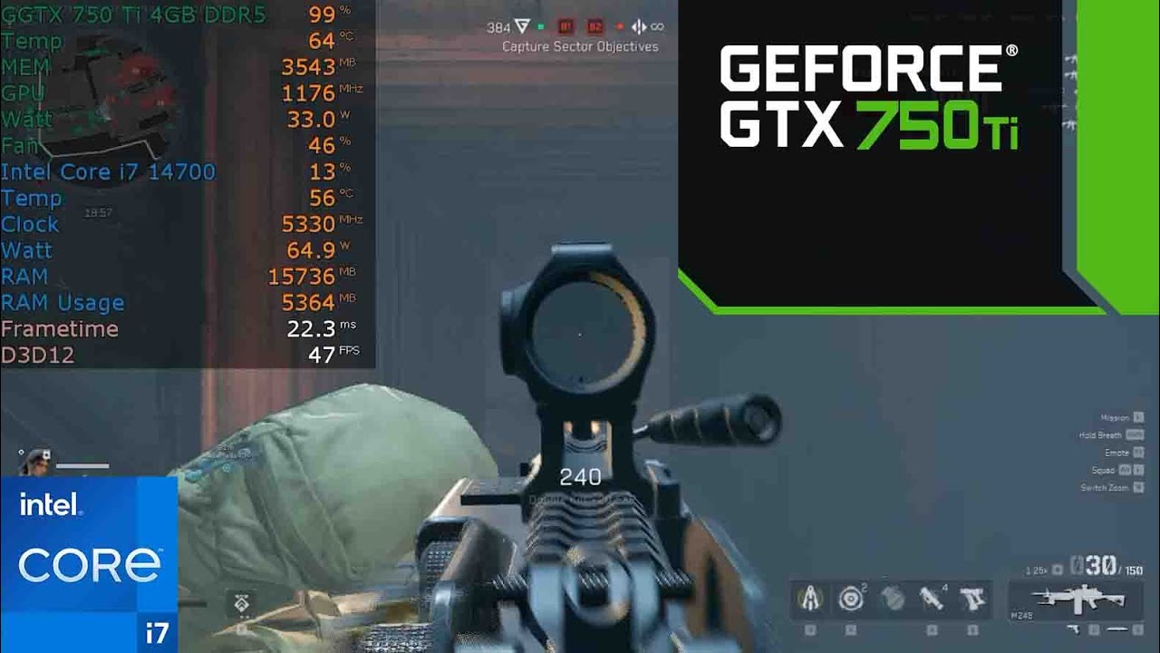 Delta Force GTX 750 Ti 4GB New!