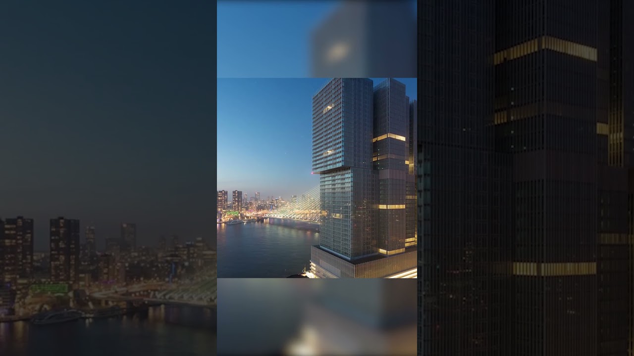 This building creates an unusual illusion of movement due to its architecture