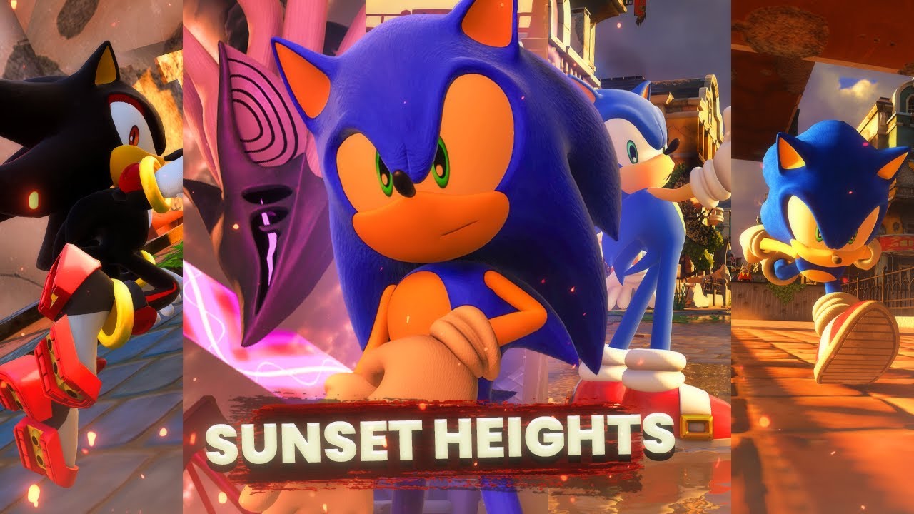 5 versions of Sunset Heights in Sonic games
