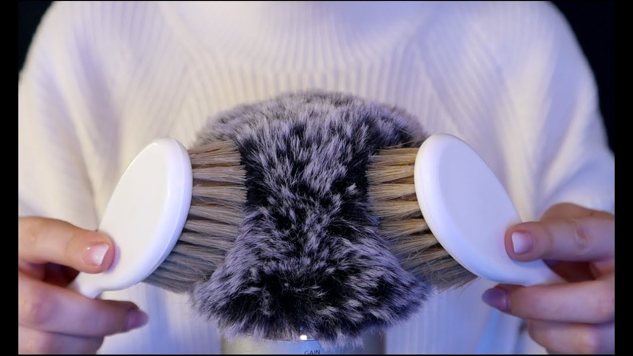 ASMR High Sensitive Fluffy Brain Massage & Brushing (No Talking)