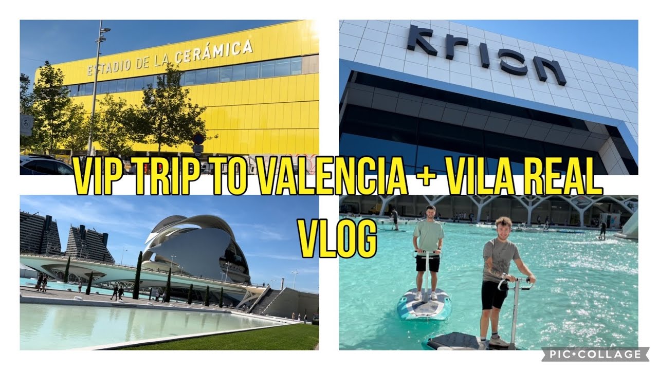VIP Trip to Valencia (Porcelanosa Tour + Vila Real FC Match Day Vlog)