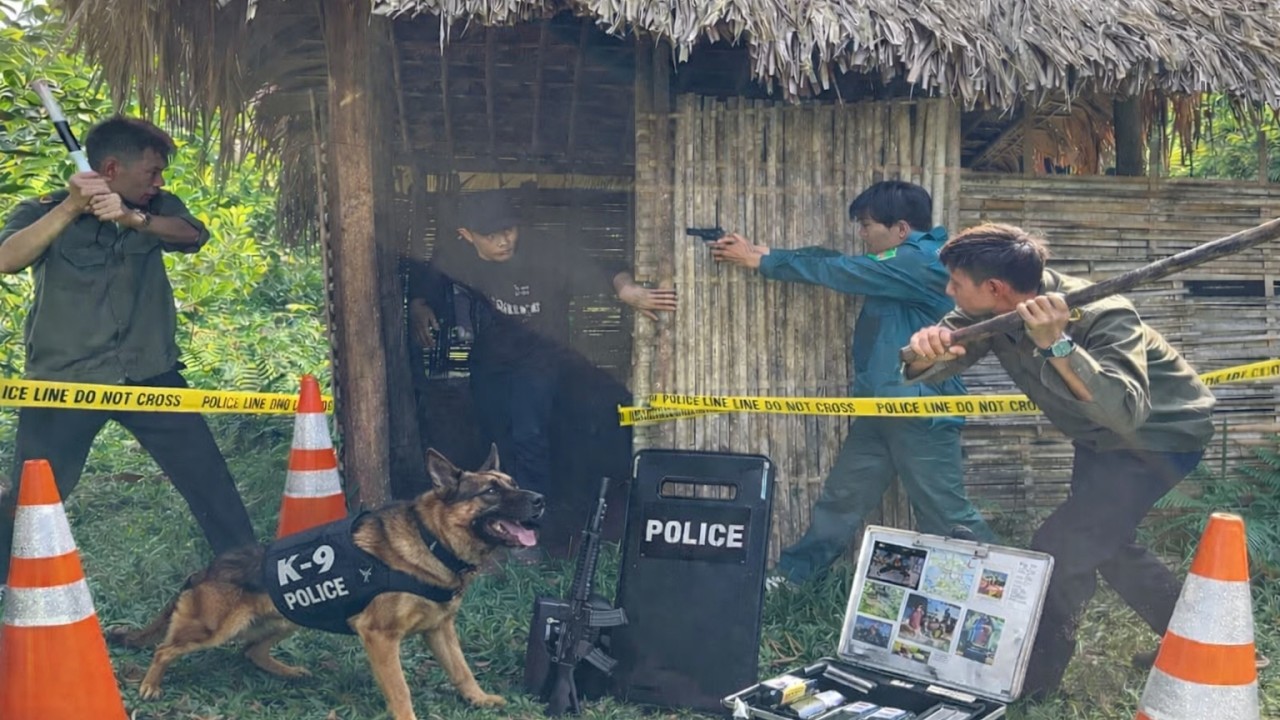 The police used coast guard Thuần for the operation to apprehend the criminal.