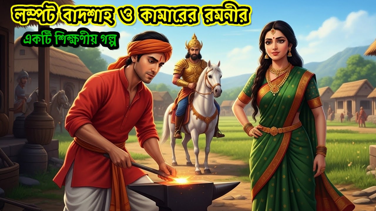 এক লম্পট বাদশাহ ও কামারের রমনীর অলৌকিক কাহিনী || Lompot Badshah O Kamarer Bou || Bangla Moral Story 