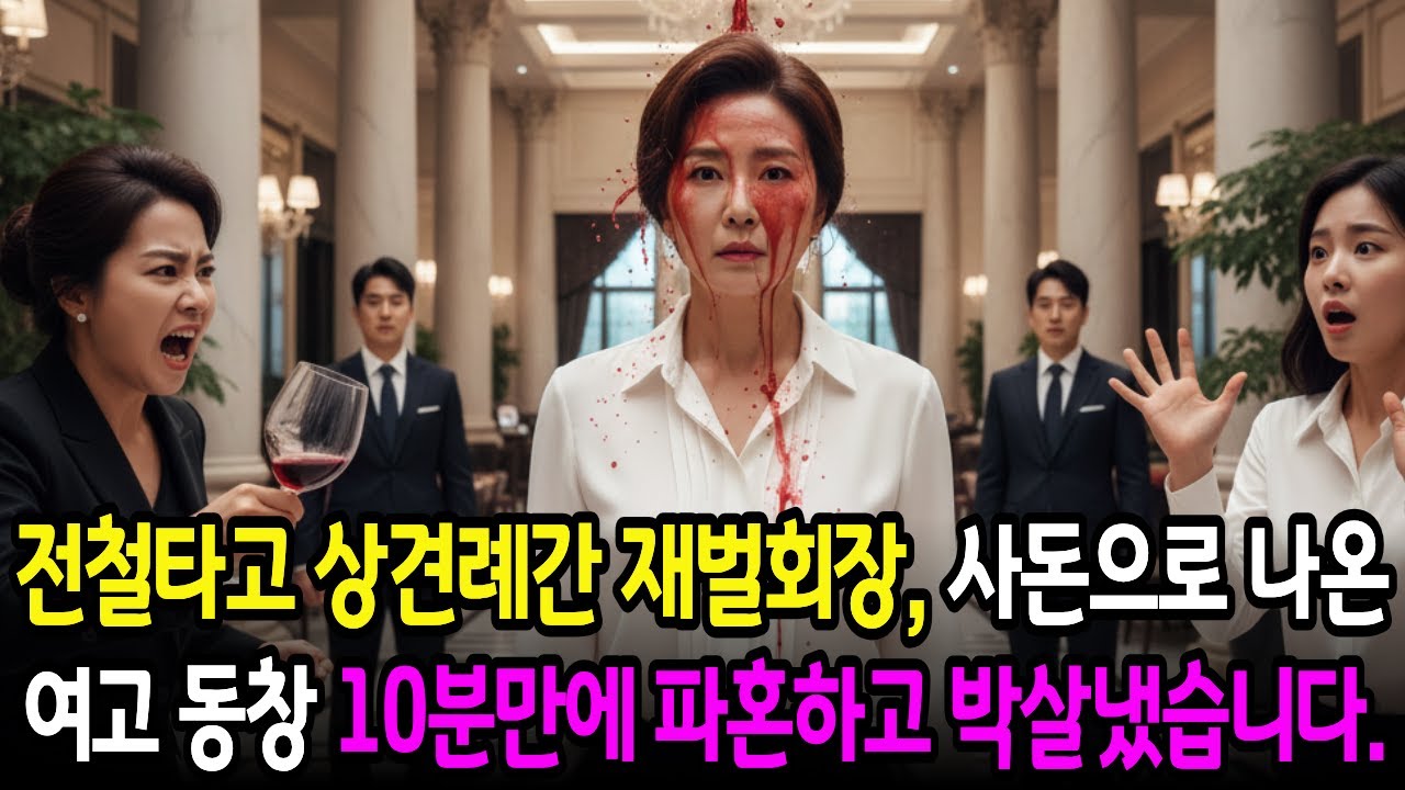 전철 타고 왔다는 이유로 상견례에서 와인을 맞았습니다… 그런데 다음 날 전화로 박살냈습니다 | 감동사연 | 노후사연 | 오디오북 | 사연드라마