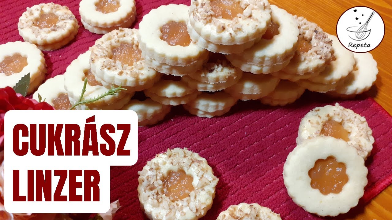 Lekváros linzer 💕 Klasszikus omlós sütemény 💕 cukrász recept