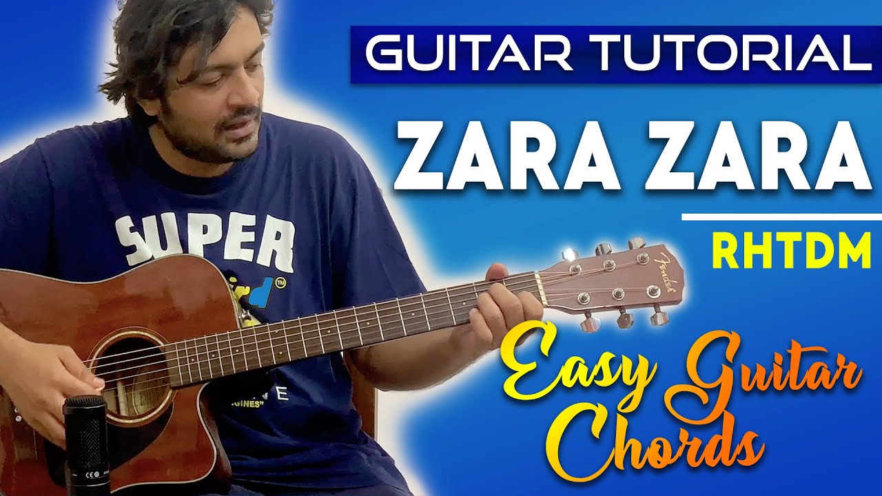 Zara Zara Guitar Tutorial | Chords | Easy Guitar Lesson | RHTDM | Pickachord