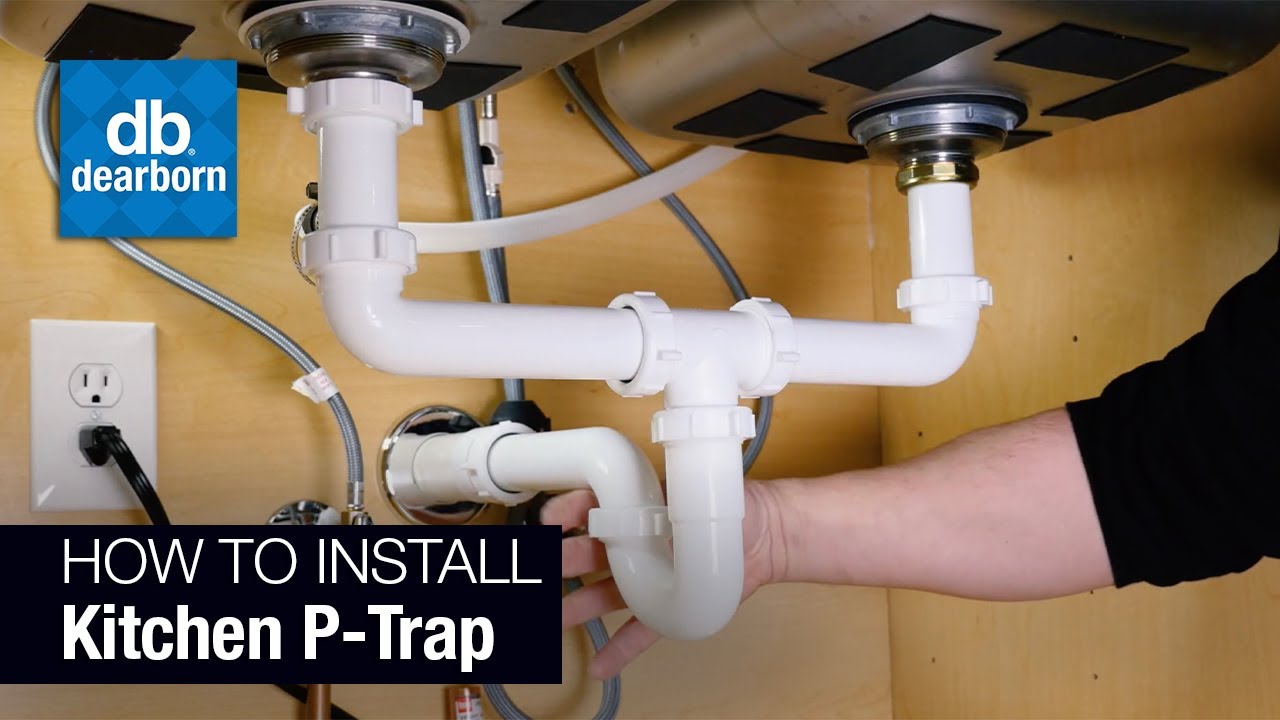 How to Install a Plastic Kitchen P-Trap