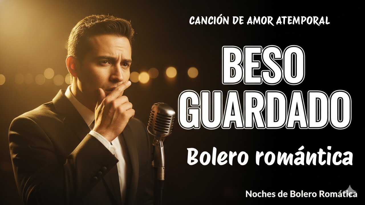 BESO GUARDADO, Bolero Romántico Inédito, Letra Oficial, Música para Enamorados