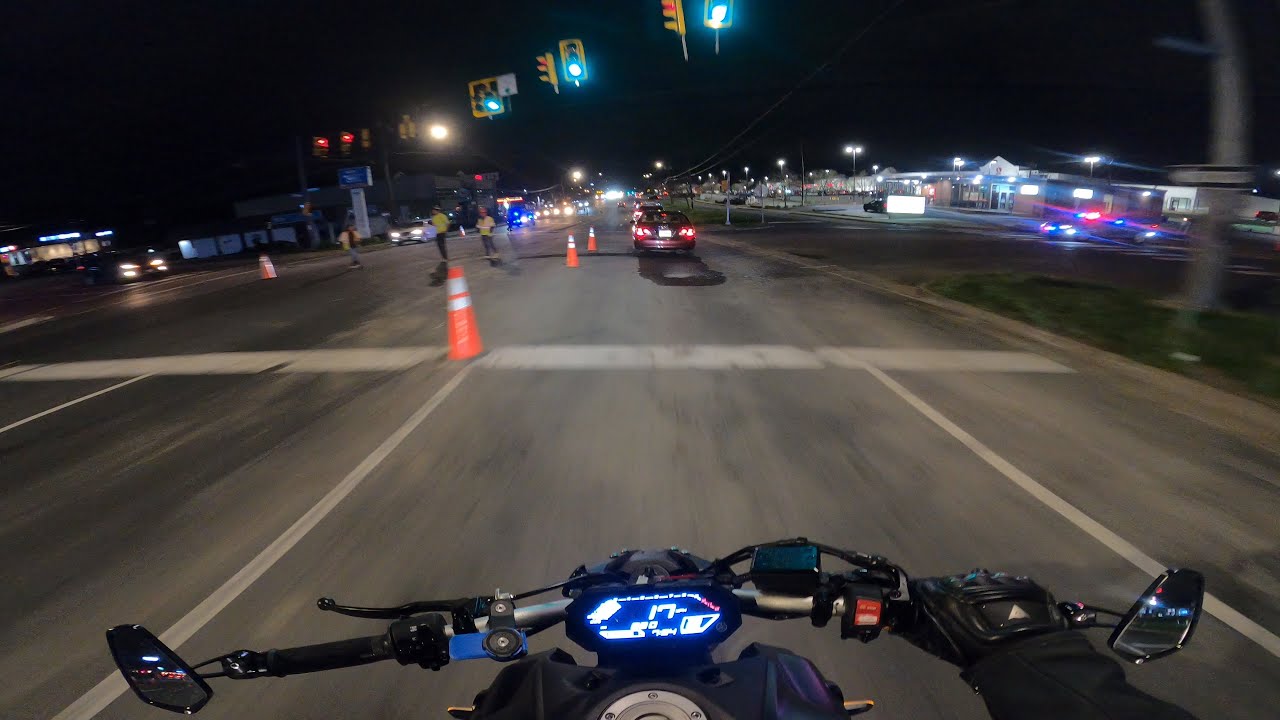 Yamaha MT-07 First Ride at Night (SC Project CR-T) Pure Sound #12