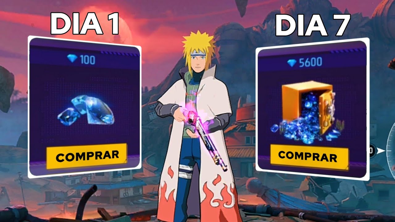 Passei 7 dias obtendo diamantes grátis no free fire 