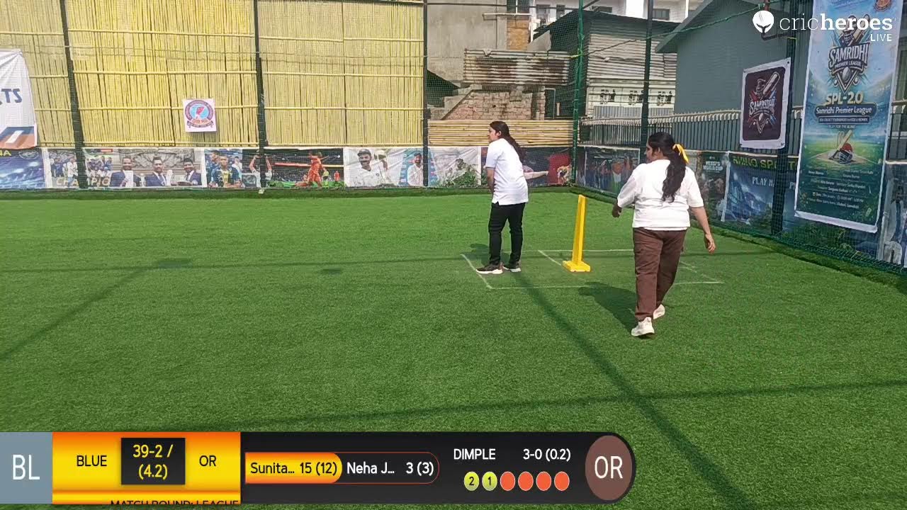 Orange vs Blue live cricket match | Samridhi Premier League 2.0 live - Rhino Sport Arena Guwahati