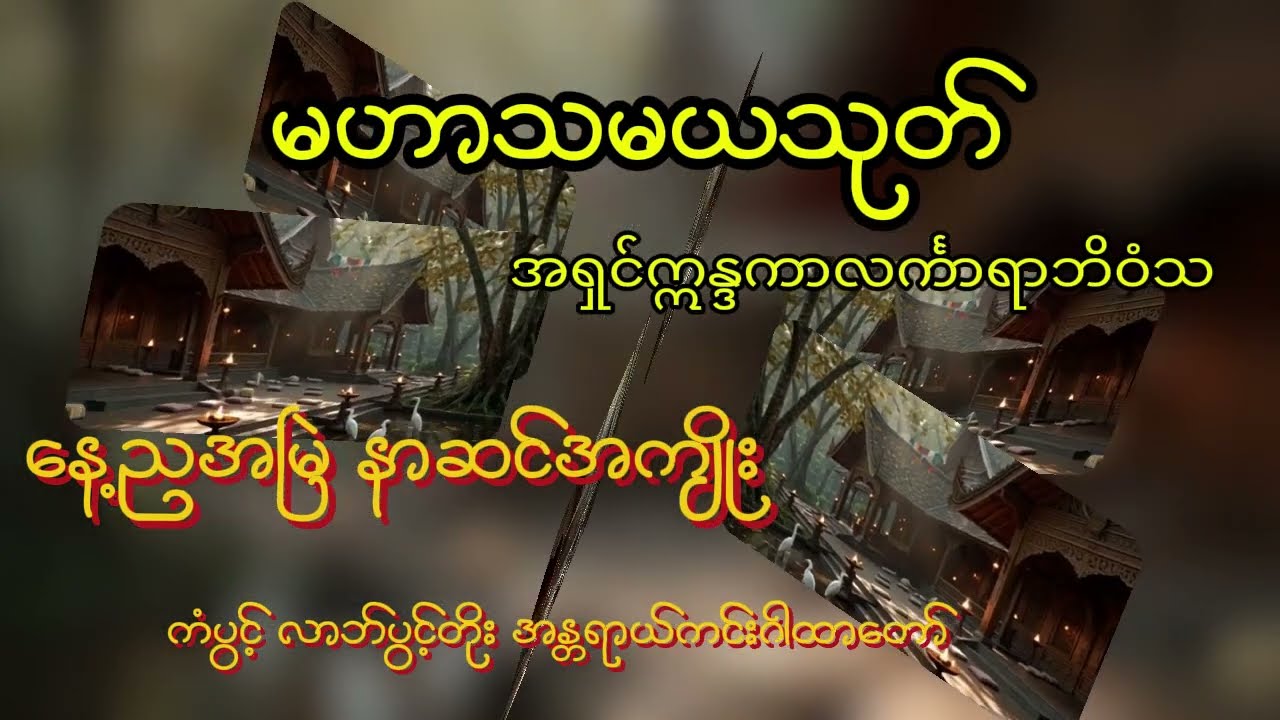 မဟာသမယသုတ် တရားတော် #buddha #tayardhamma #dhammatayar