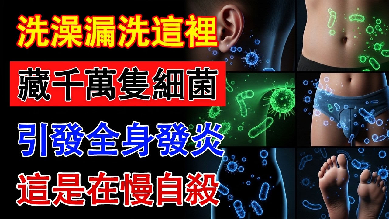 驚人真相！這5個身體部位藏污納垢，嚴重損害免疫系統，很多人還在裝作不知道。