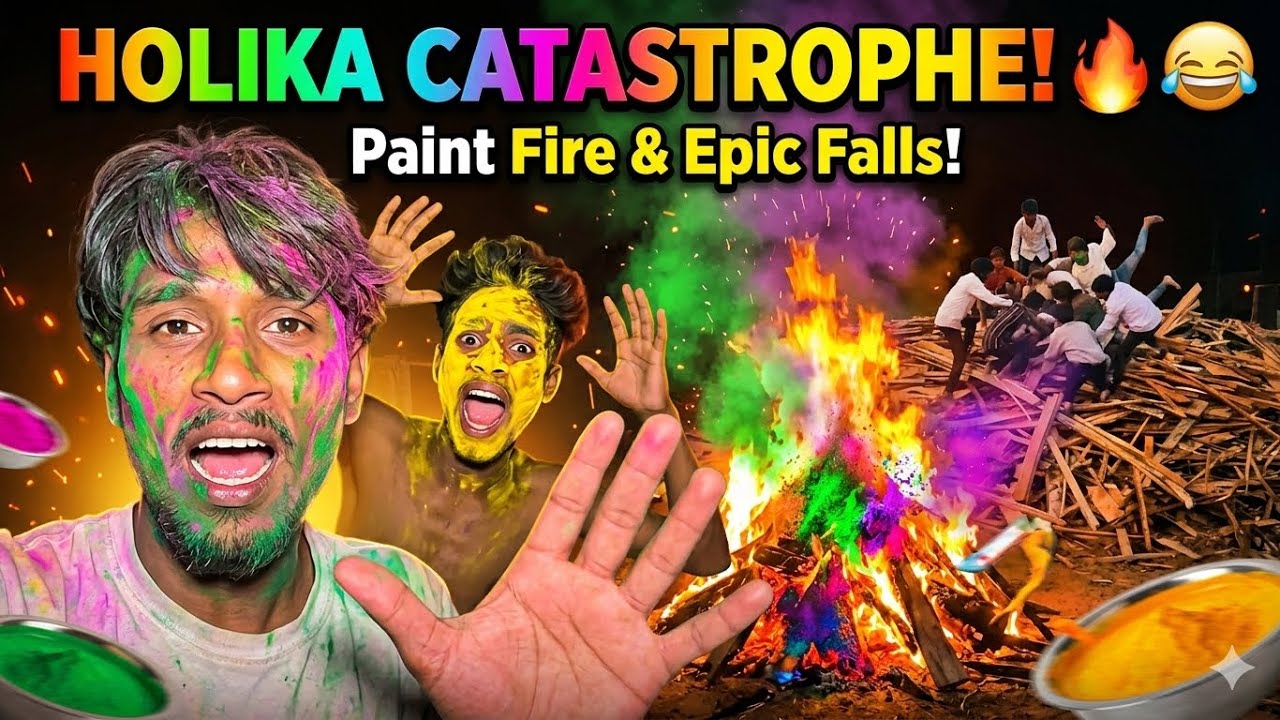Holi Dahan Ki Raat 🔥 | Full Masti Vlog #youtubevlog #holidahan 