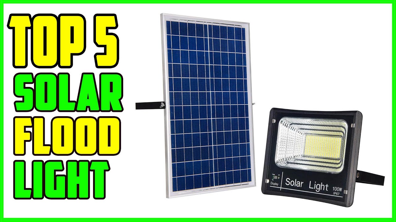 TOP 5 Best Solar Flood Light 2026