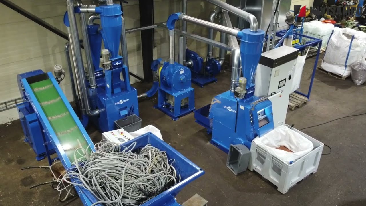 Tecnoecology T 500 Granulator plant working in Finland
