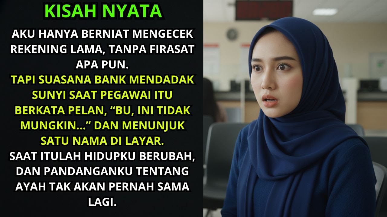 PEGAWAI BANK TERDIAM “BU, INI TIDAK MUNGKIN…‼️” SAAT BUKU REKENINGK DI BUKA, NAMA AYAHKU MUNCUL...‼️