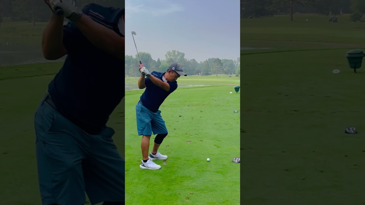 Hitting  XXIO X, 7 iron.