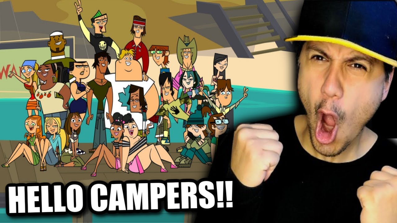 Total Drama Island S1 Ep 1-2 (REACTION) HELLO CAMPERS!!!!