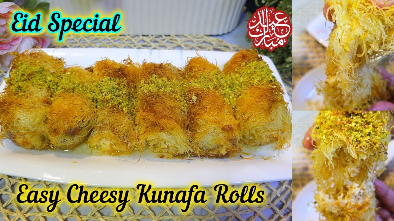 Easy Kunafa Rolls | How to make Kunafa Rolls