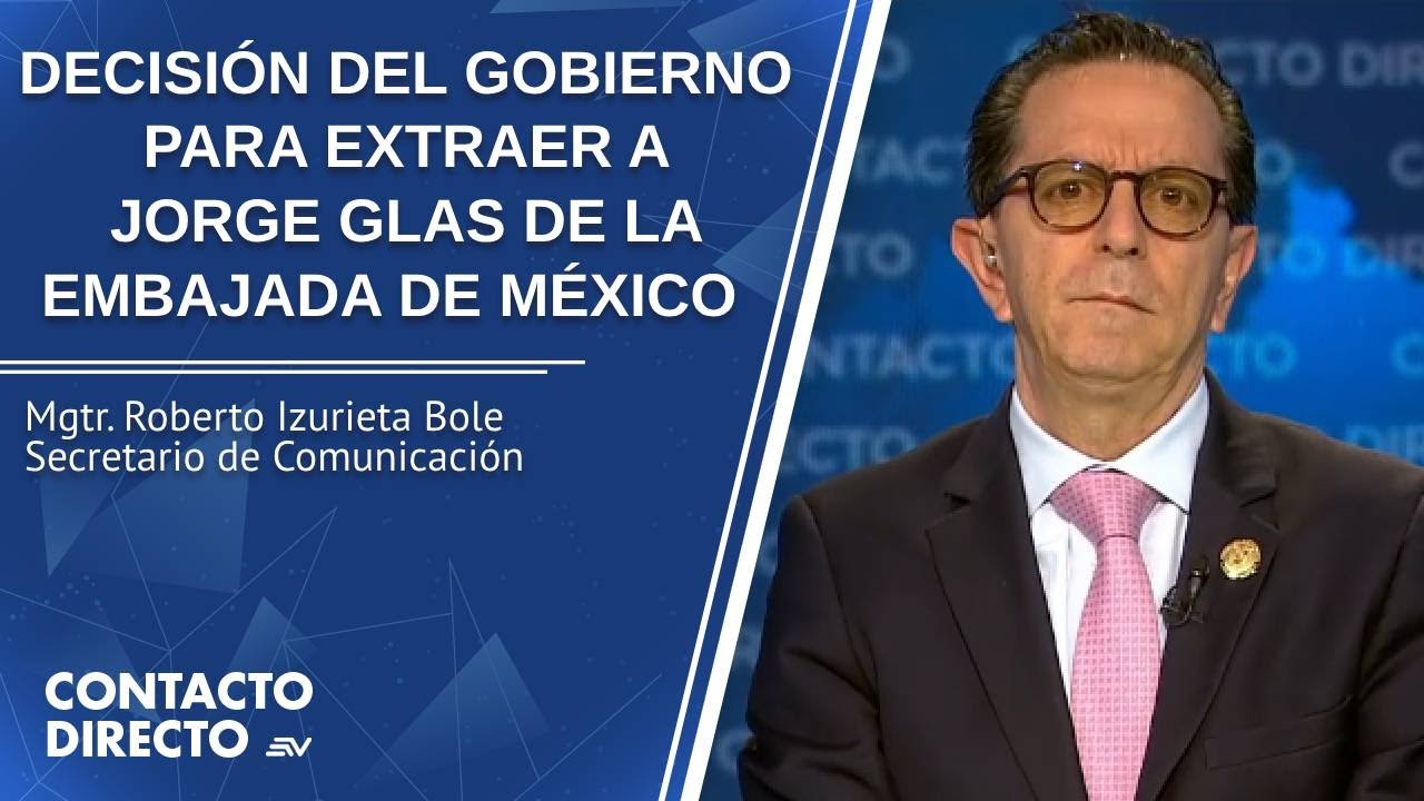 Entrevista con Roberto Izurieta - Secretario de Comunicación | Contacto Directo | Ecuavisa
