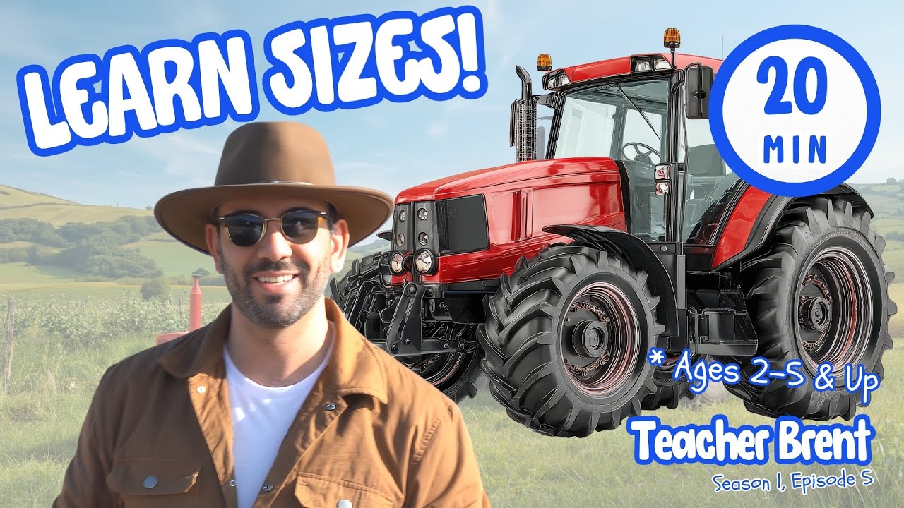 Different Sizes! Learn About Different Sizes, Take A Fun Field Trip & More! (Season 1, Episode 5)