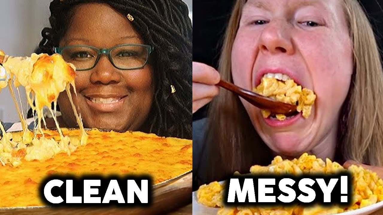 CLEAN VS MESSY MUKBANGERS! (mukbang compilation)