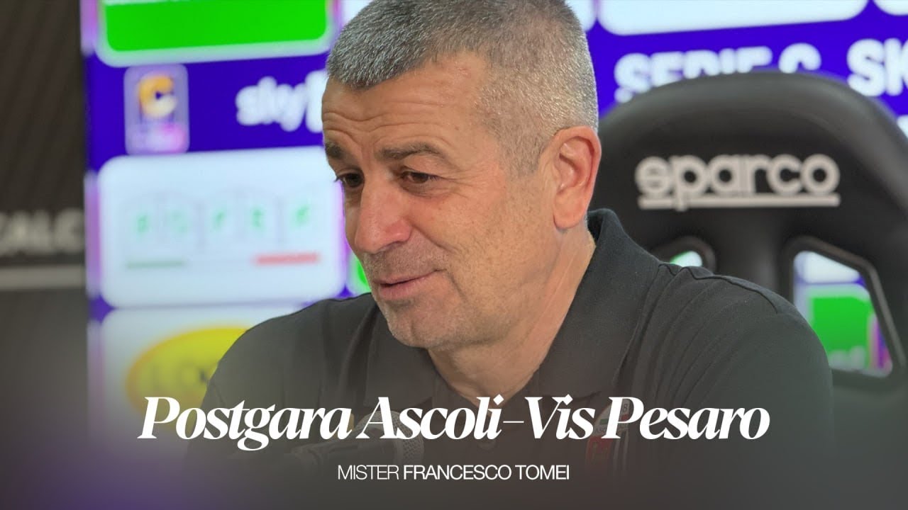 Mister Francesco Tomei | Postgara Ascoli-Vis Pesaro | Ascoli Calcio