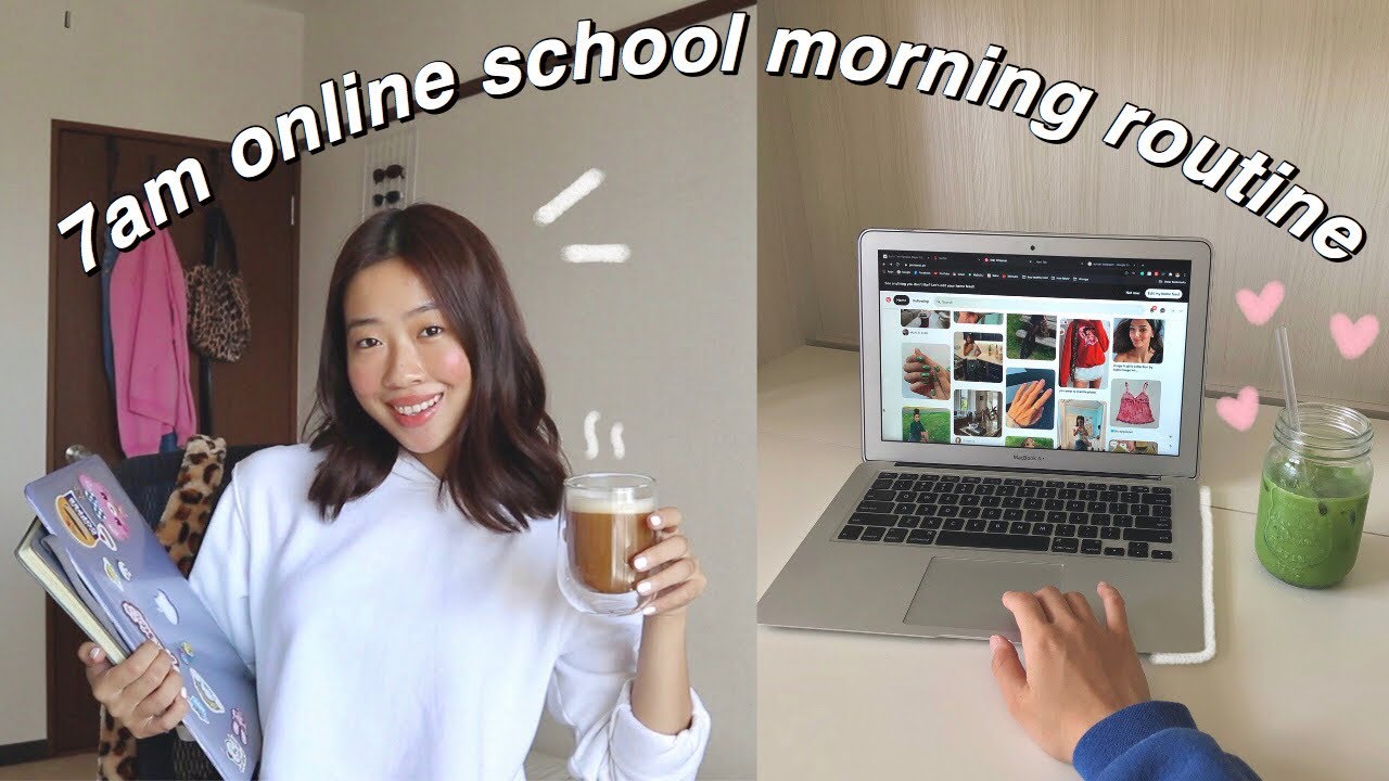 7:00 AM *online school* morning routine (productive)