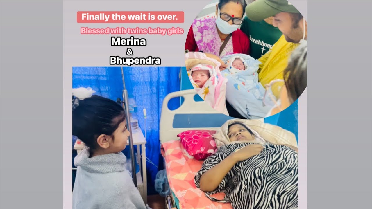 Finally the wait is over… Blessed with twins baby girls 👯‍♀️#youtubevlog #minivlog #twinbabygirls 