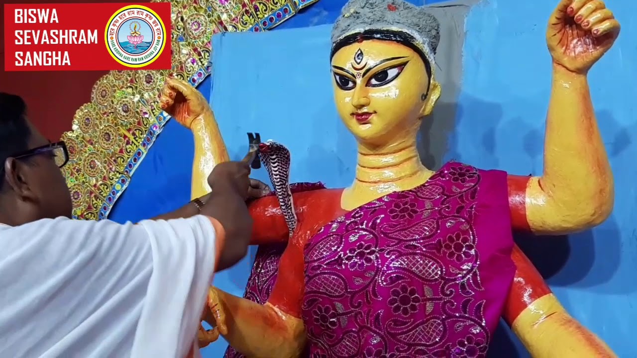 Making of Jagadhatri by Sri Samireshwar ll Biswa Sevashram Sangha ll Jagadhatri Puja ll