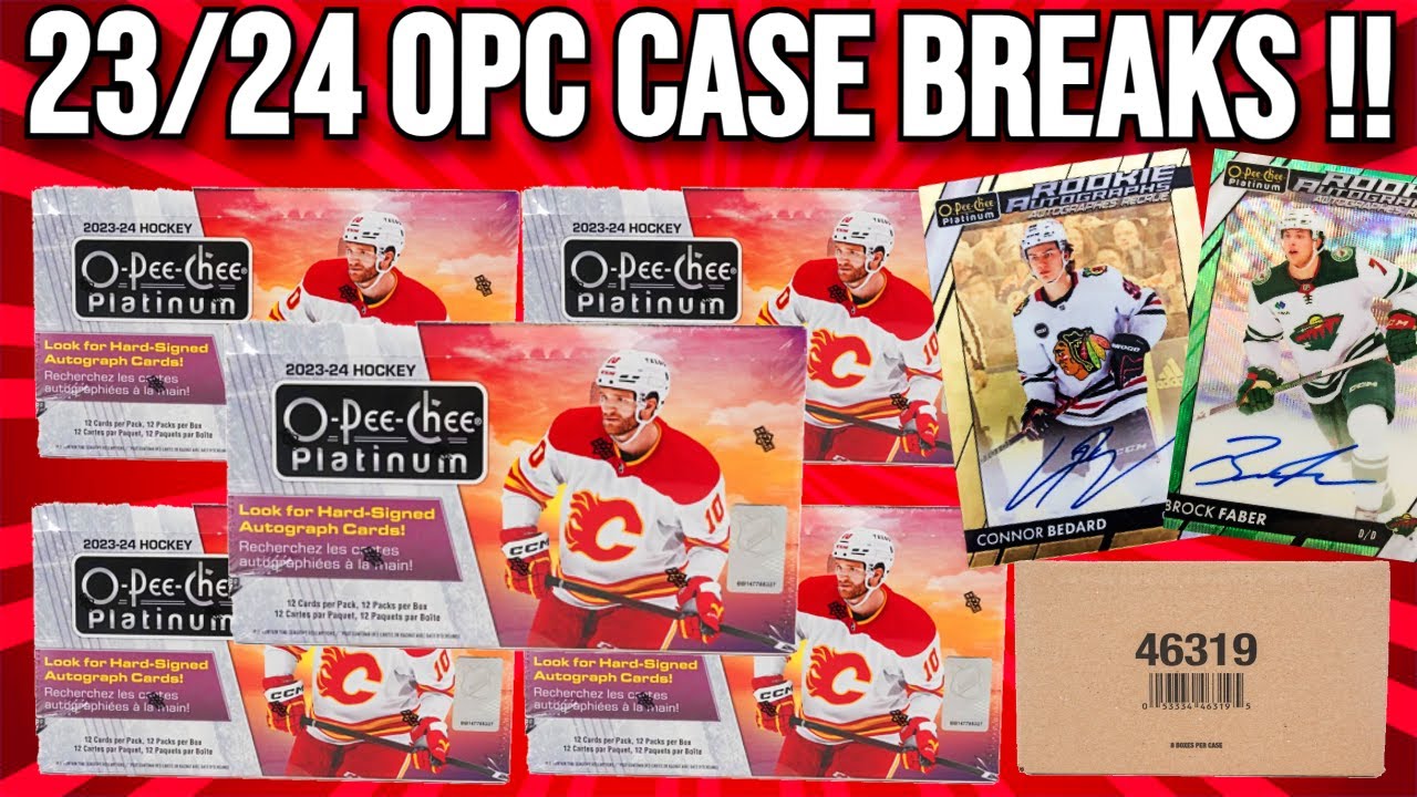 2023-24 Upper Deck O-Pee-Chee Platinum Hockey CASE BREAKS !! 🔥