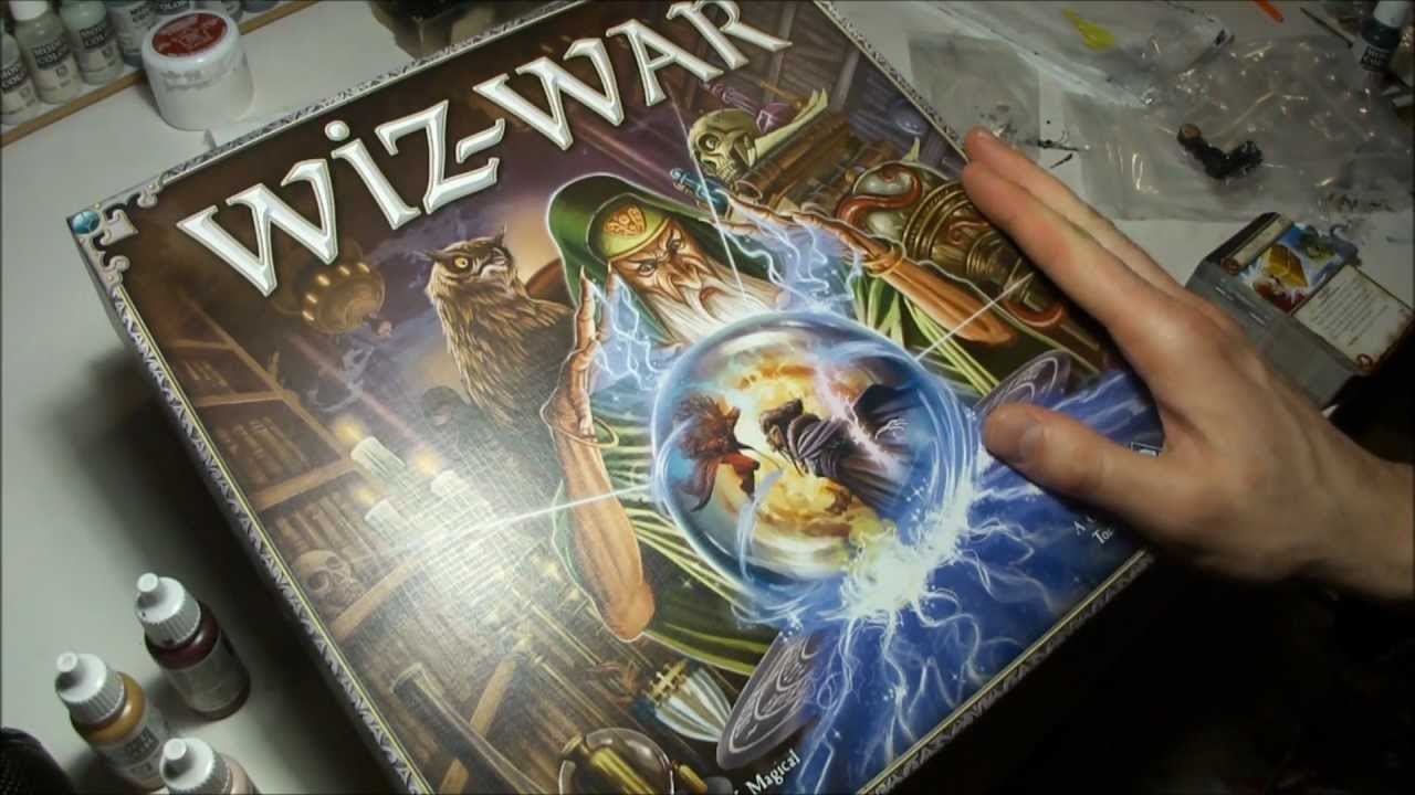 Wiz-War miniature boardgame unboxing HD