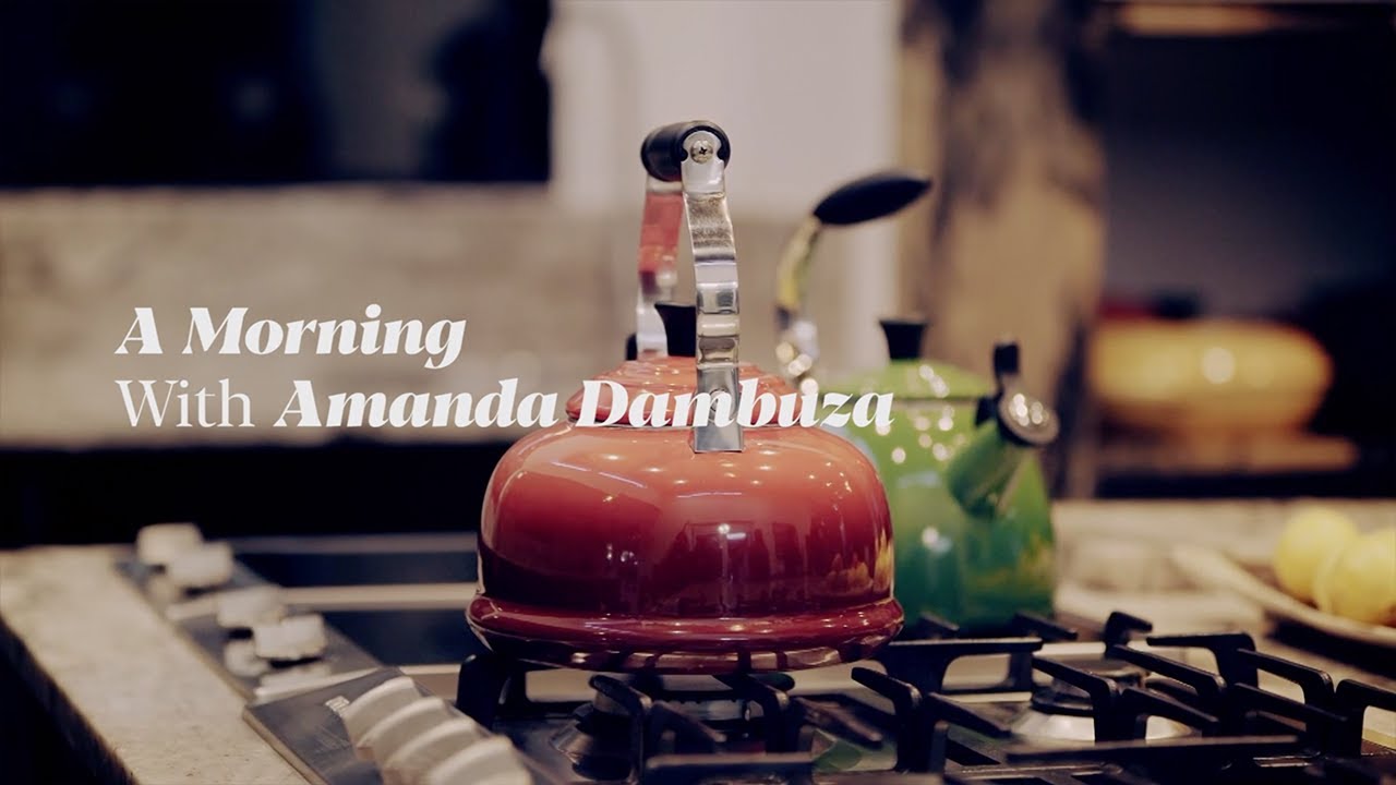 Amanda Dambuza for DESTINY magazine - A morning routine